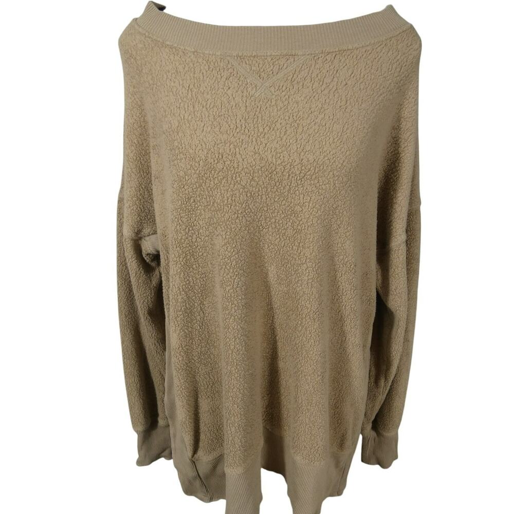 Aerie Women's Small Sweatshirt Side Slits Casual Oversized Loungewear